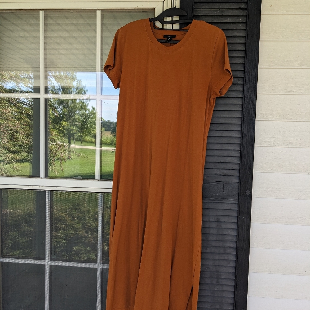 JCrew midi t-shirt dress